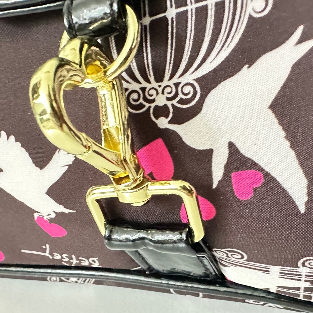 Bird and Cages Print XOX Betsey CosmeticsBag - Picture 4 of 10